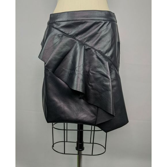 GUESS Skirt sz 8 Lexie Flounce Ruffle Mini NWT $79 - Picture 3 of 6
